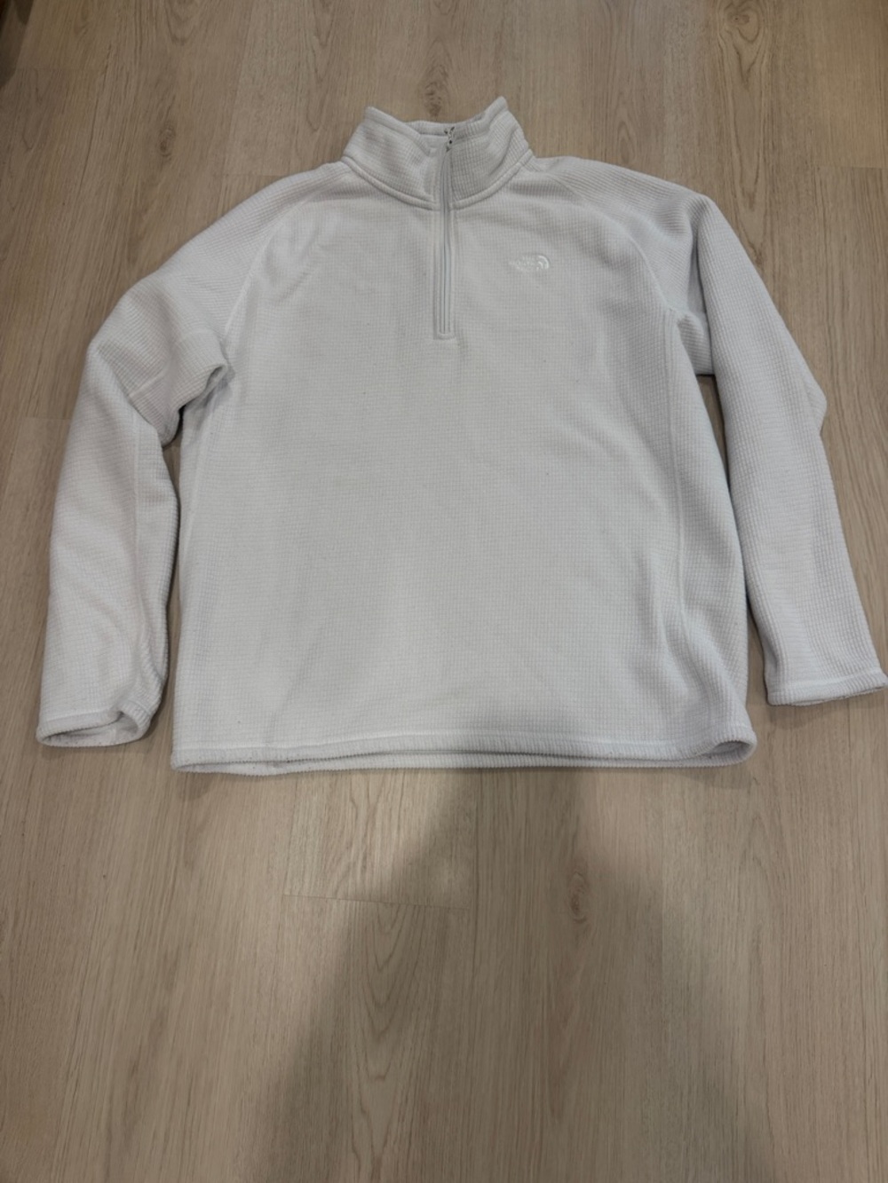 The North Face XL Men’s White Half-Zip Fleece Pullover